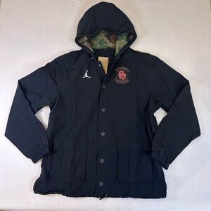 NWT Jordan Brand Oklahoma Sooners Military Appreciation Jacket‎ XL Black 2025